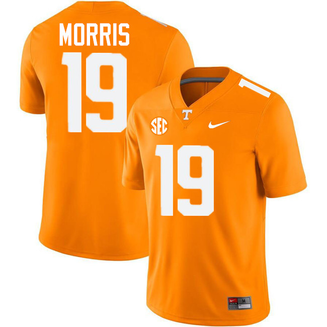 #19 Daune Morris UT Vols Jerseys,Tennessee Volunteers College Football Jerseys Stitched-Orange